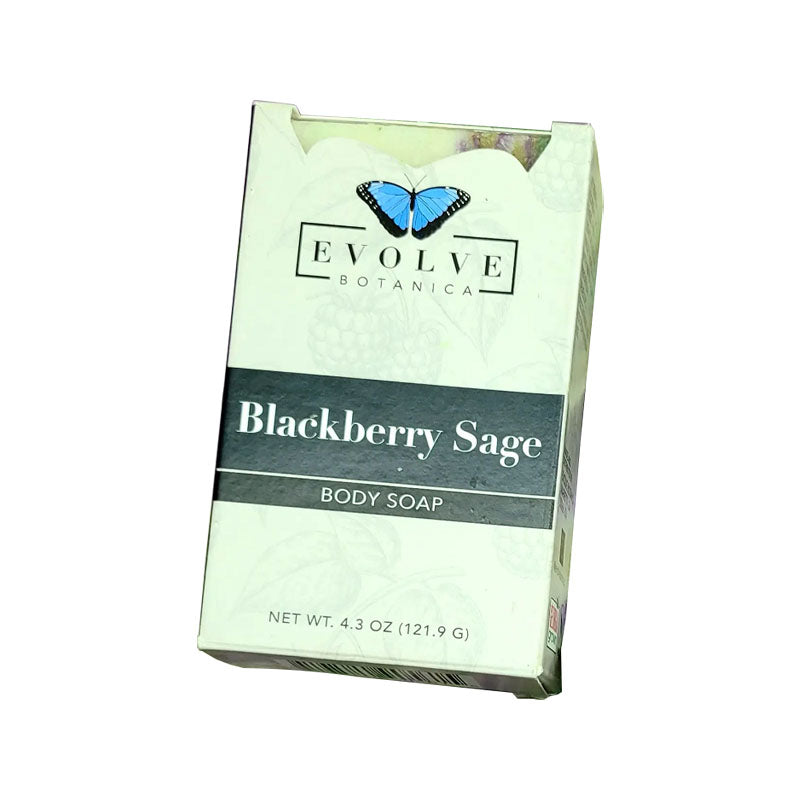 Evolve Botanica Blackberry Sage Natural Standard Soap - Rosetta Creative Boutique